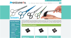 Desktop Screenshot of manicure4u.co.uk