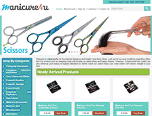 Tablet Screenshot of manicure4u.co.uk